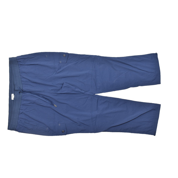 L.L Bean Women Pants Cargo Stretch Size Plus 2X Blue Nylon Spandex Blend. - Picture 1 of 8